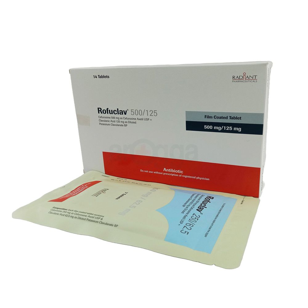 Picture of Rofuclav 500mg Tablet