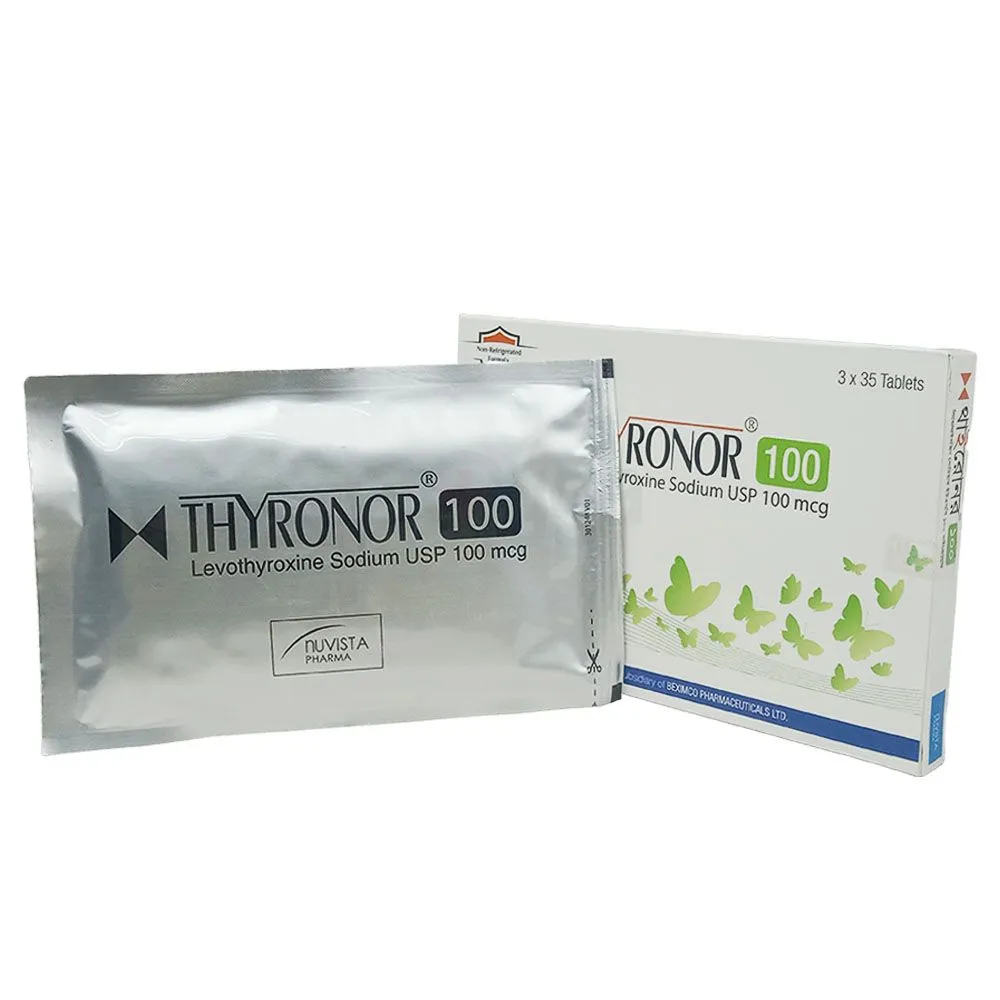 Picture of Thyronor 100mcg Tablet