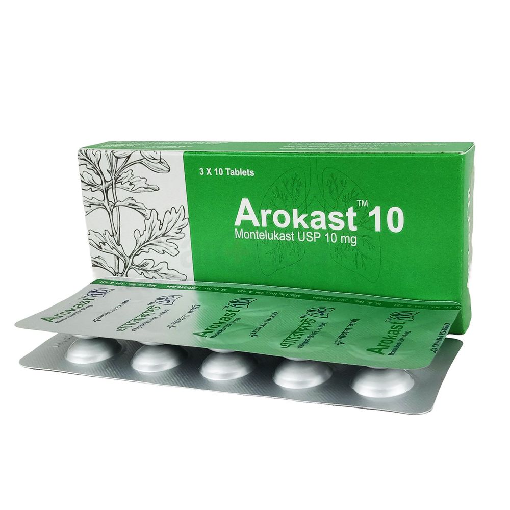 Picture of Arokast 10mg Tablet