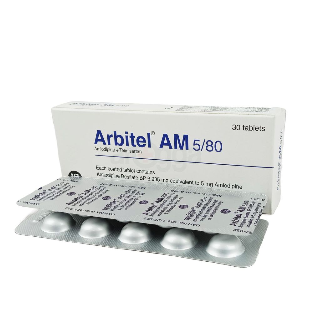 Picture of Arbitel AM 5/80mg Tablet
