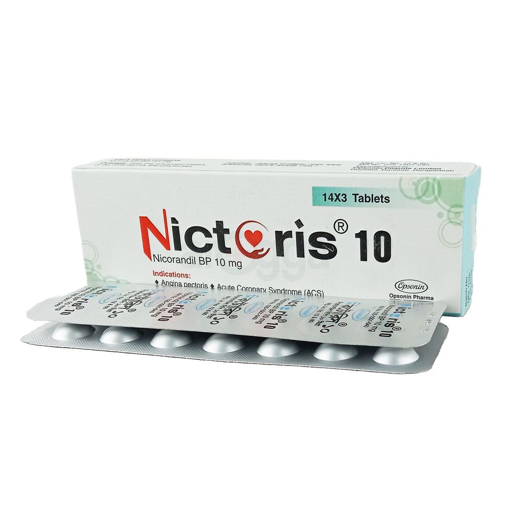 Picture of Nictoris 10mg Tablet