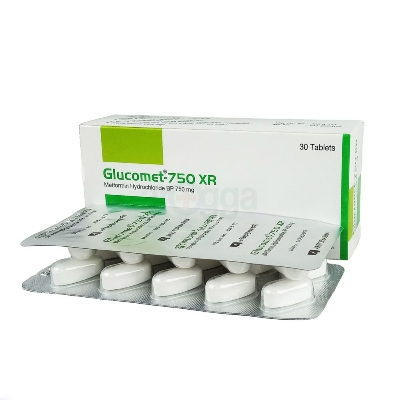 Picture of Glucomet XR 750mg Tablet