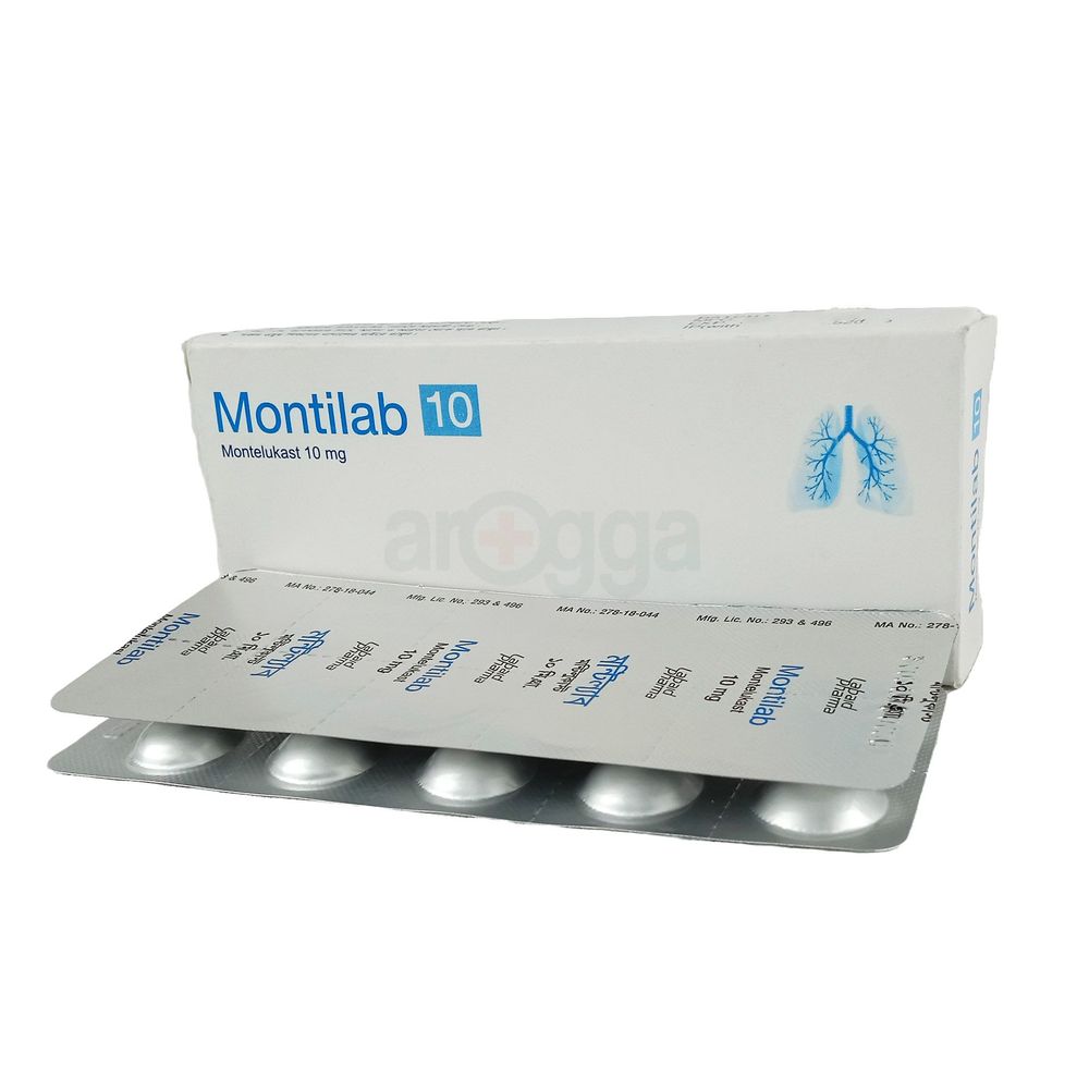 Picture of Montilab 10mg Tablet