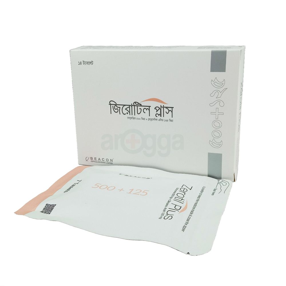 Picture of Zerotil Plus 500/125mg Tablet