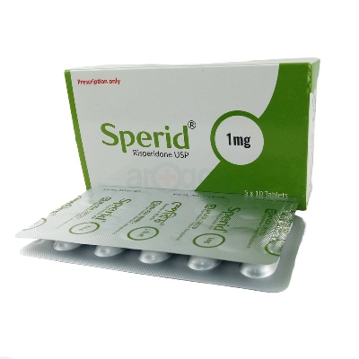 Picture of Sperid 1mg Tablet