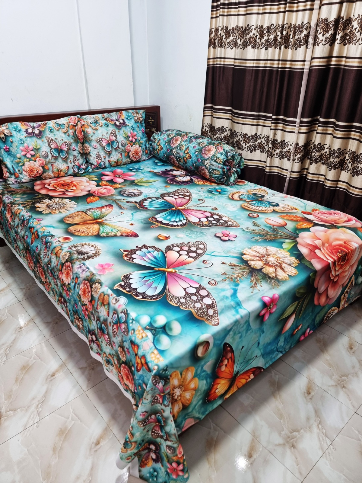 Buy China Premium 3D Design Bed Sheet - MS-970 at Best Price In Bangladesh