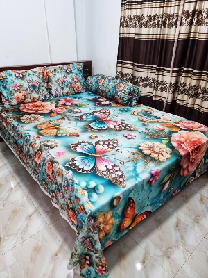 Buy China Premium 3D Design Bed Sheet - MS-970 at Best Price In Bangladesh