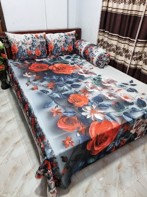 Buy China Premium 3D Design Bed Sheet - MS-970 at Best Price In Bangladesh