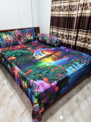 Buy China Premium 3D Design Bed Sheet - MS-970 at Best Price In Bangladesh