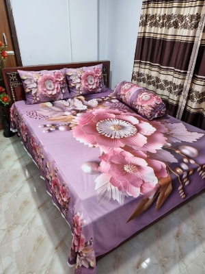 Buy China Premium 3D Design Bed Sheet - MS-970 at Best Price In Bangladesh