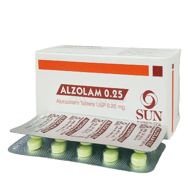 Picture of Alzolam 0.25mg Tablet