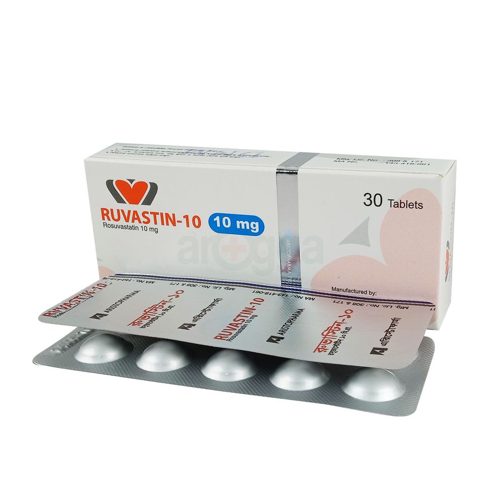 Picture of Ruvastin 10mg Tablet