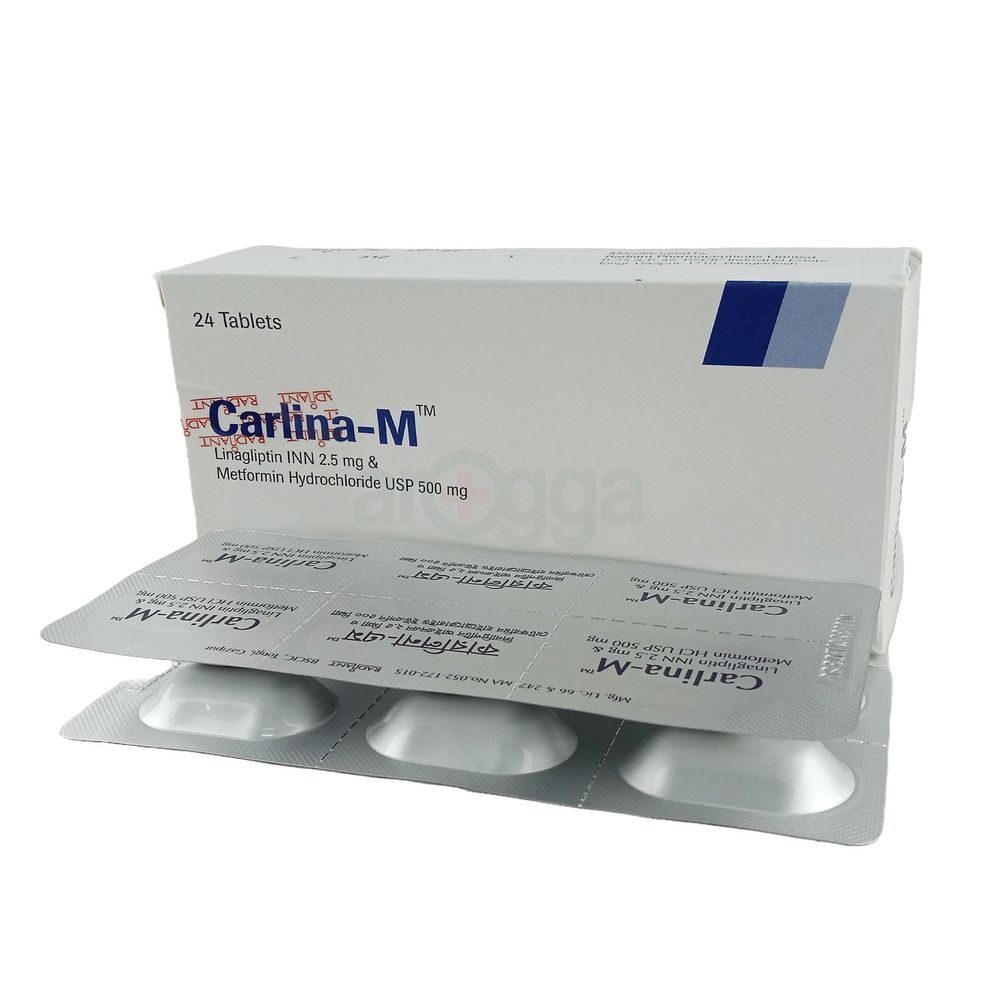 Picture of Carlina-M 2.5/500mg Tablet