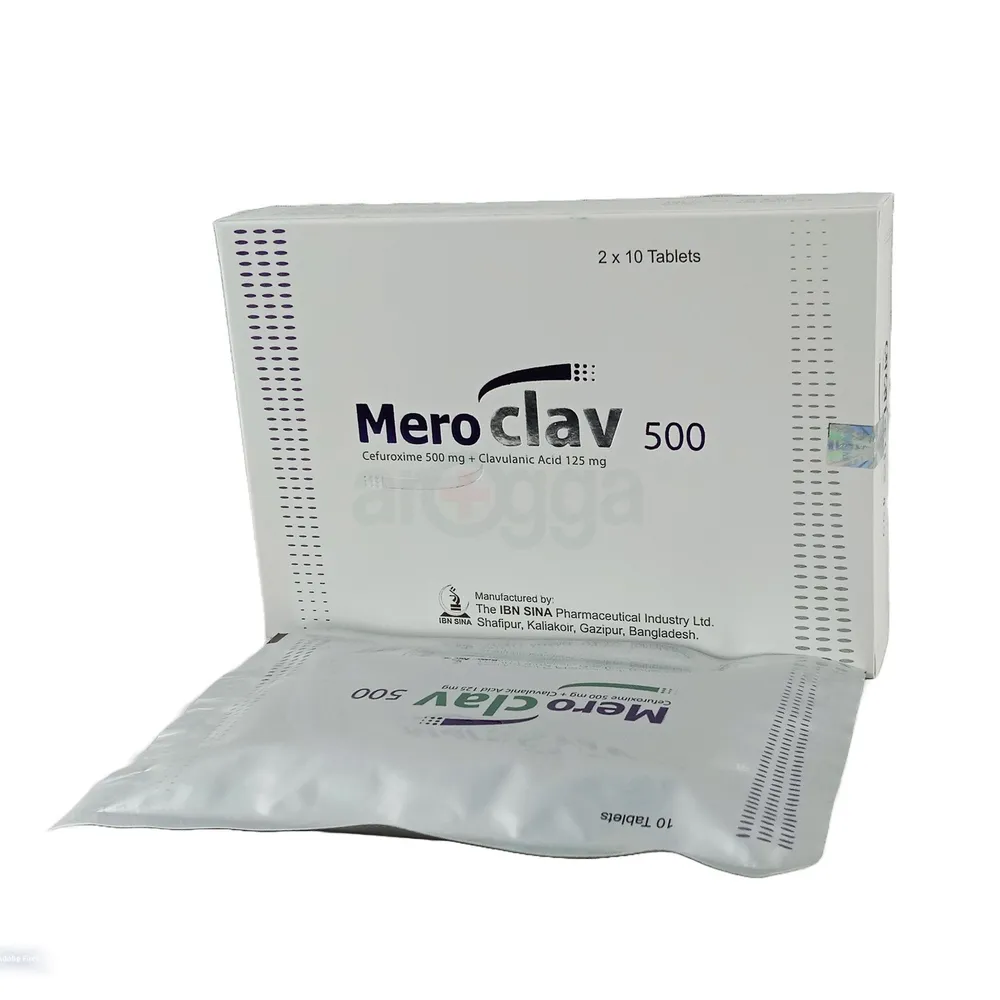 Picture of Meroclav 500mg Tablet