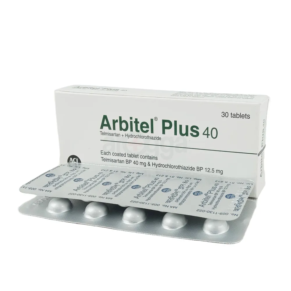 Picture of Arbitel Plus 40/12.5mg Tablet