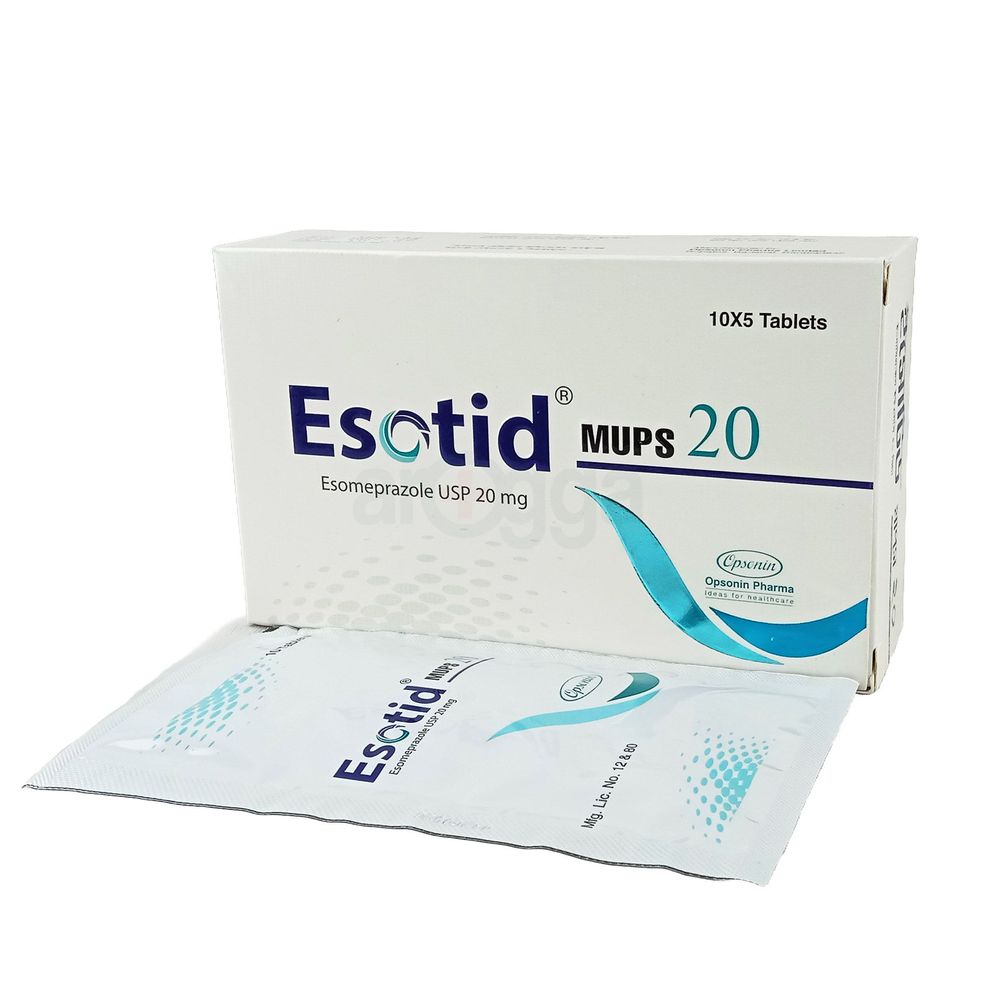 Picture of Esotid Mups 20mg Tablet