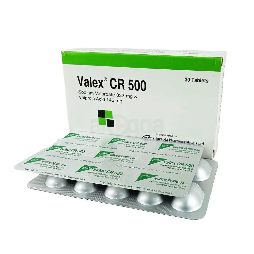 Picture of Valex CR 500mg Tablet