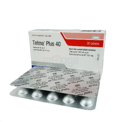 Picture of Telma Plus 40mg Tablet