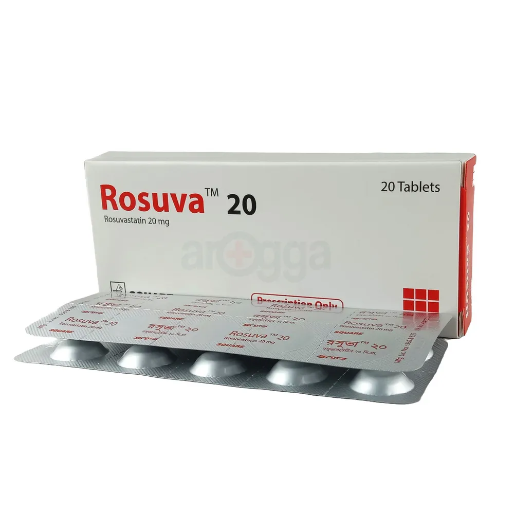 Picture of Rosuva 20mg Tablet