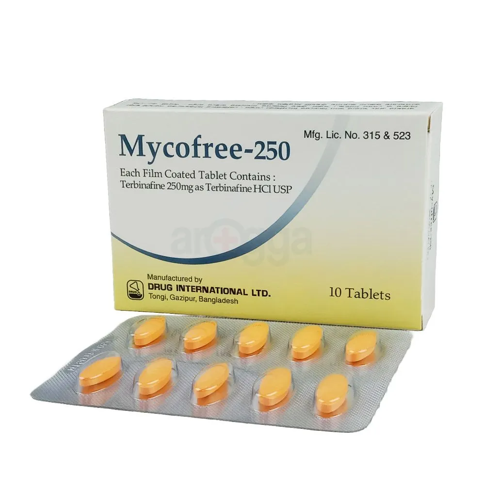Picture of Mycofree 250mg Tablet