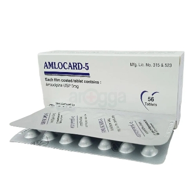 Picture of Amlocard 5mg Tablet