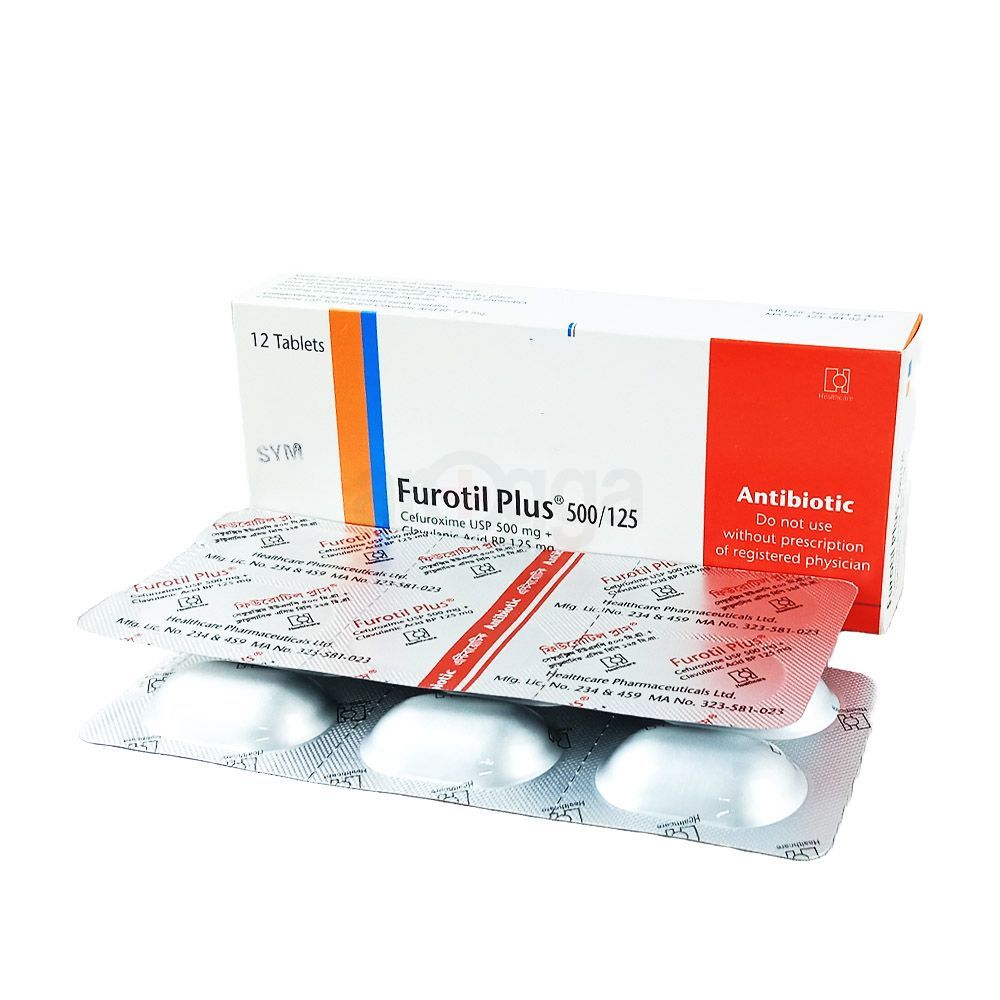 Picture of Furotil Plus 500/125mg Tablet