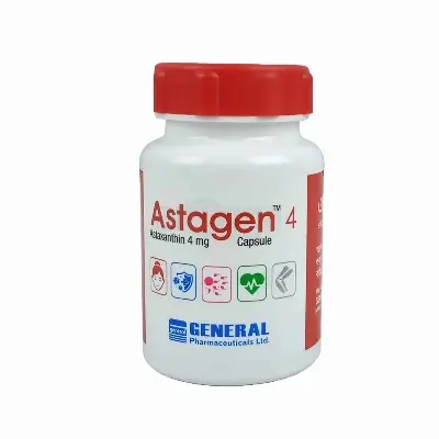 Picture of Astagen 4mg Capsule 1 Pot