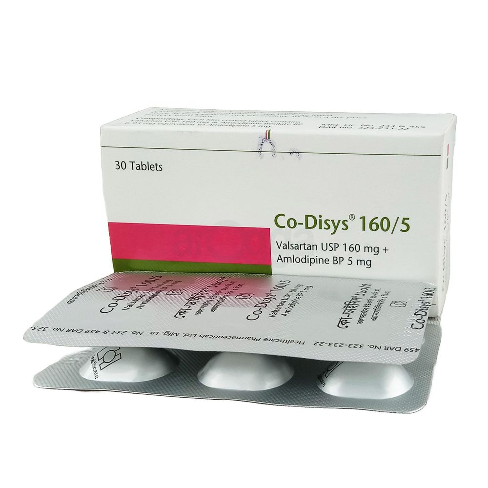 Picture of Co-Disys 160/5mg Tablet