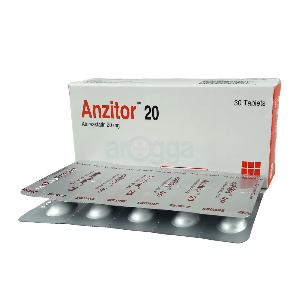 Picture of Anzitor 20mg Tablet