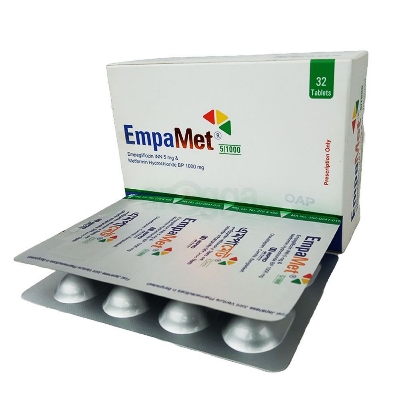 Picture of EmpaMet 5/1000mg Tablet