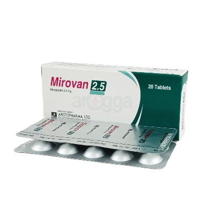 Picture of Mirovan 2.5mg Tablet