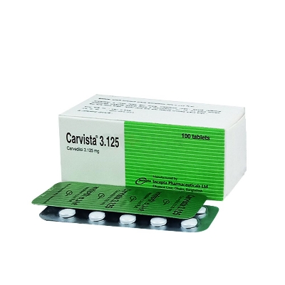 Picture of Carvista 3.125mg Tablet