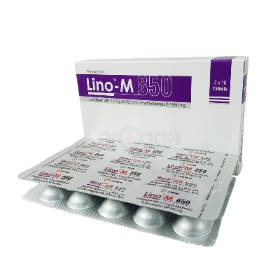 Picture of Lino-M 2.5/850mg Tablet