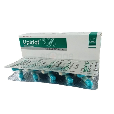 Picture of Lipidof 200mg Capsule