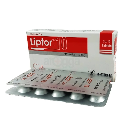 Picture of Liptor 10mg Tablet