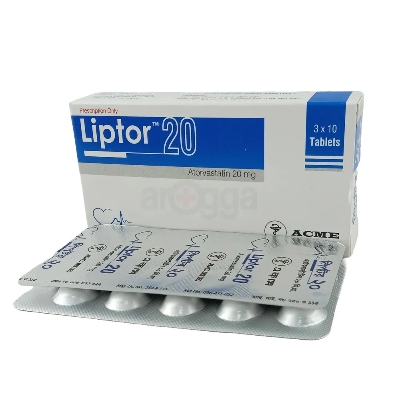 Picture of Liptor 20mg Tablet