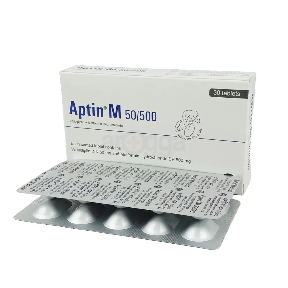 Picture of Aptin M 50/500mg Tablet