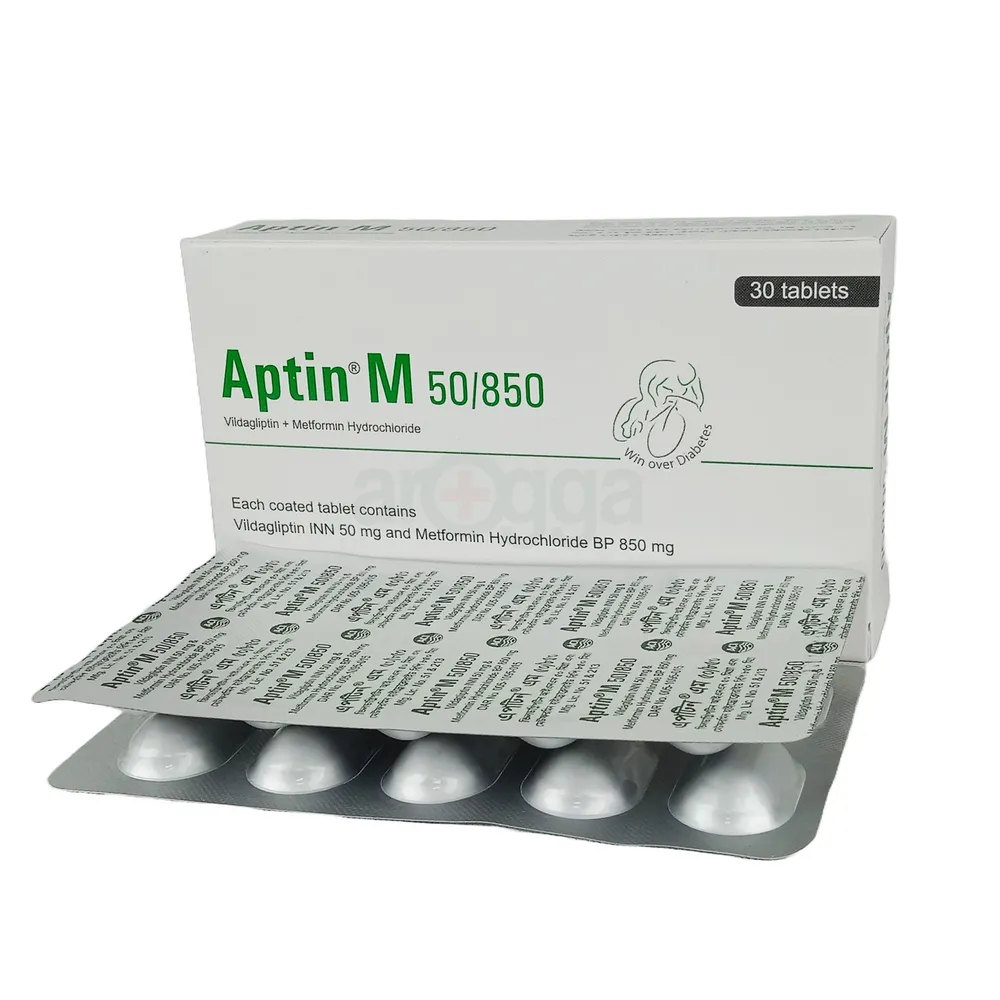 Picture of Aptin M 50/850mg Tablet