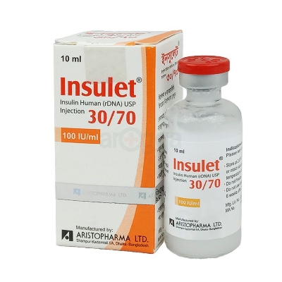 Picture of Insulet 30/70%100IU/ml SC Inj.