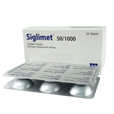 Picture of Siglimet 50/1000mg Tablet