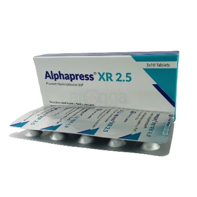 Picture of Alphapress XR 2.5mg Tablet