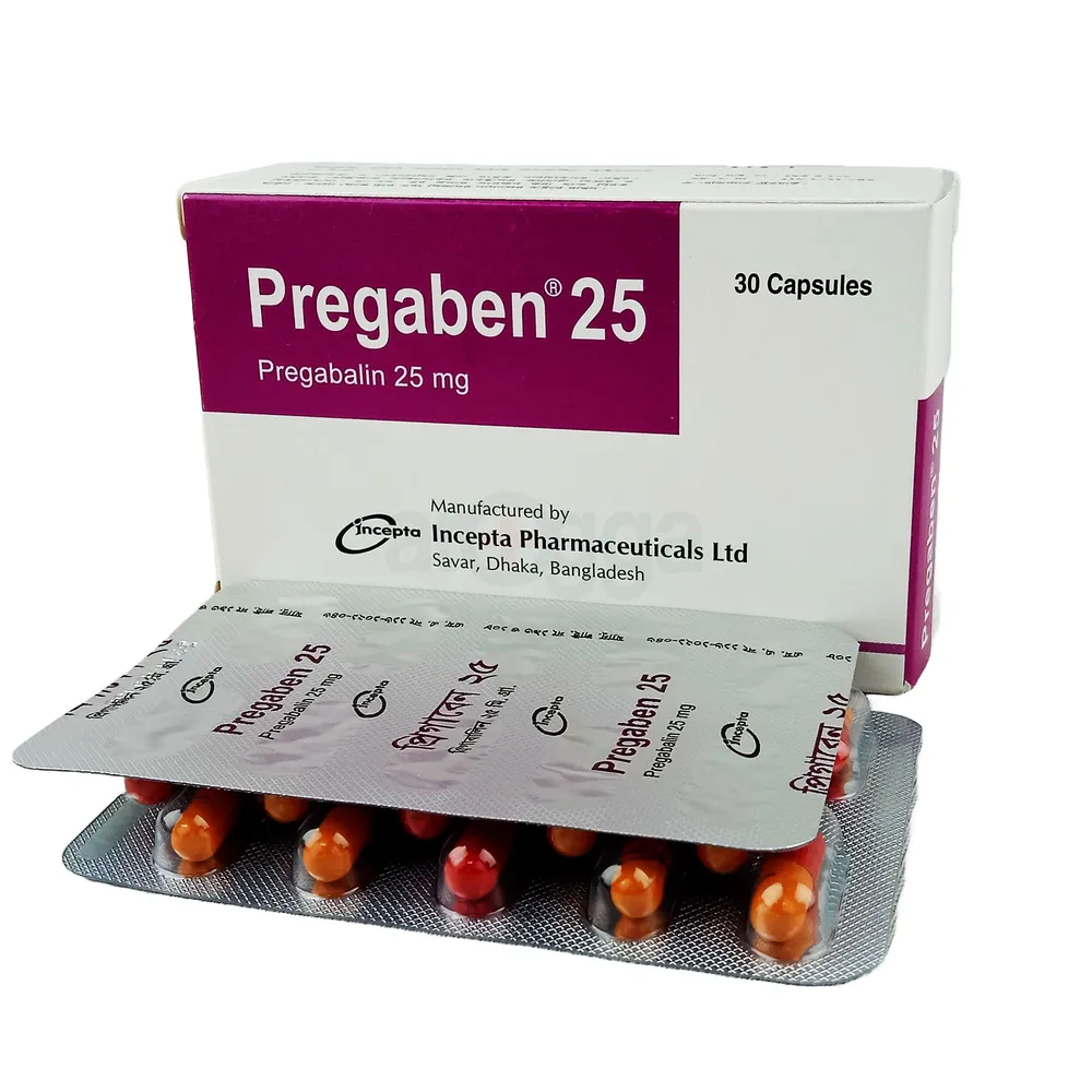 Picture of Pregaben 25mg Capsule