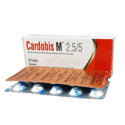 Picture of Cardobis M 2.5/5mg Tablet