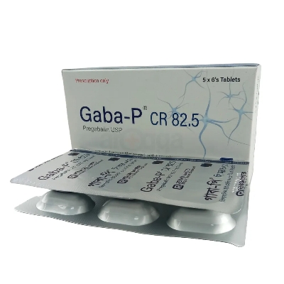 Picture of Gaba-p CR 82.5mg Tablet