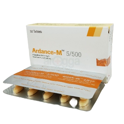 Picture of Ardance-M 5/500mg Tablet