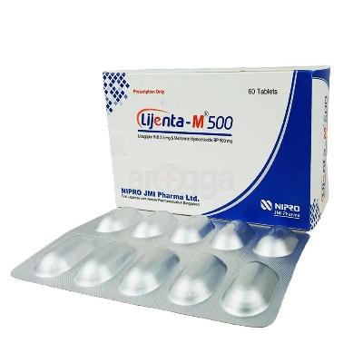 Picture of Lijenta M 2.5/500mg Tablet