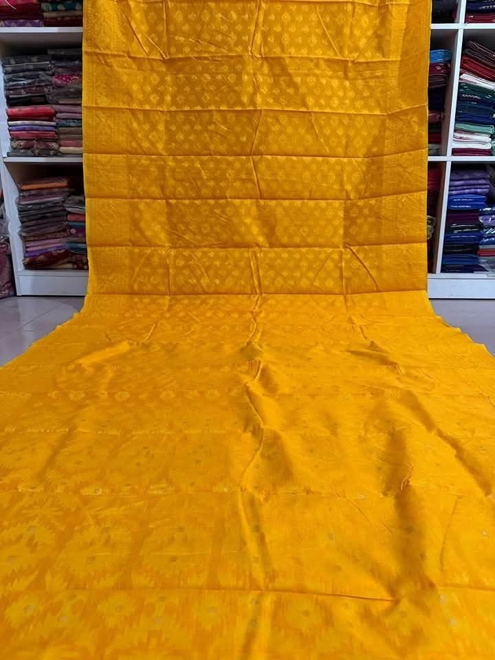 Picture of হাফ সিল্ক তাঁত জামদানি শাড়ী / Half-Silk Tant Jamdani Saree