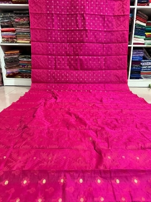 Picture of হাফ সিল্ক তাঁত জামদানি শাড়ী / Half-Silk Tant Jamdani Saree