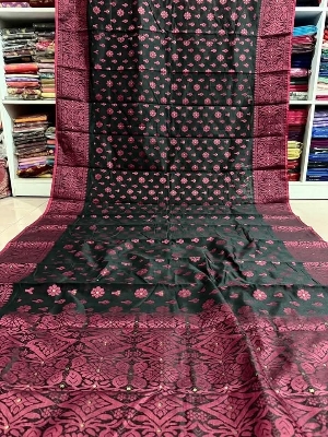 Picture of হাফ সিল্ক তাঁত জামদানি শাড়ী / Half-Silk Tant Jamdani Saree