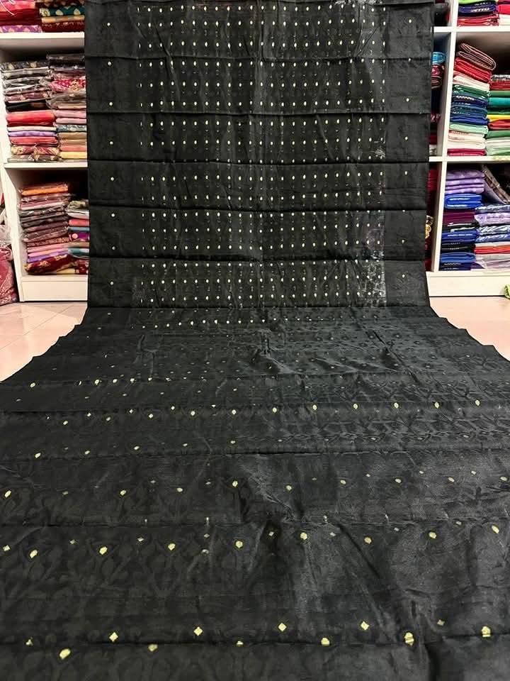 Picture of হাফ সিল্ক তাঁত জামদানি শাড়ী / Half-Silk Tant Jamdani Saree